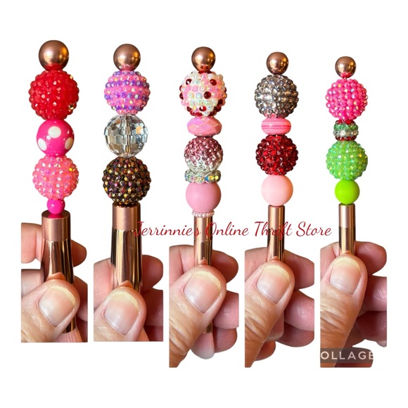 Colorful Beaded Makeup‎ Brush Set B - Picture 2 of 2